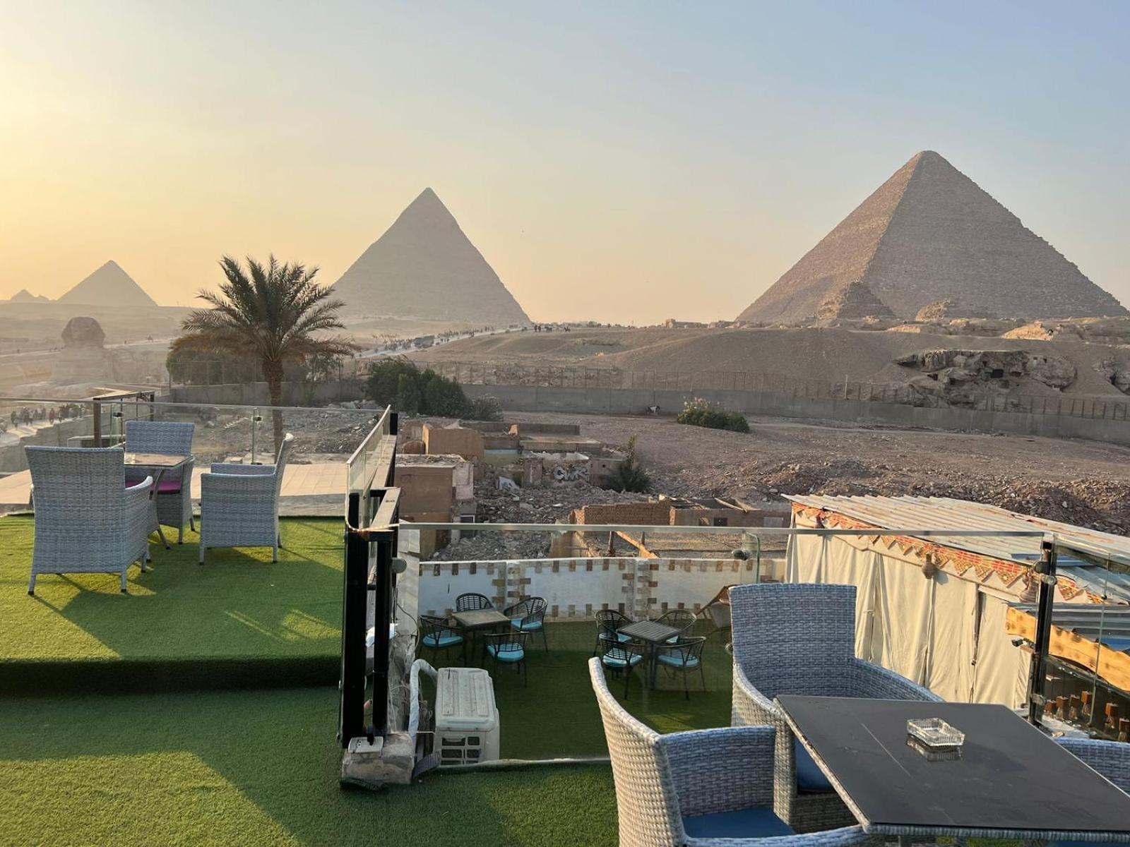 Blue Scarab Pyramids View Hotel Cairo Exterior photo
